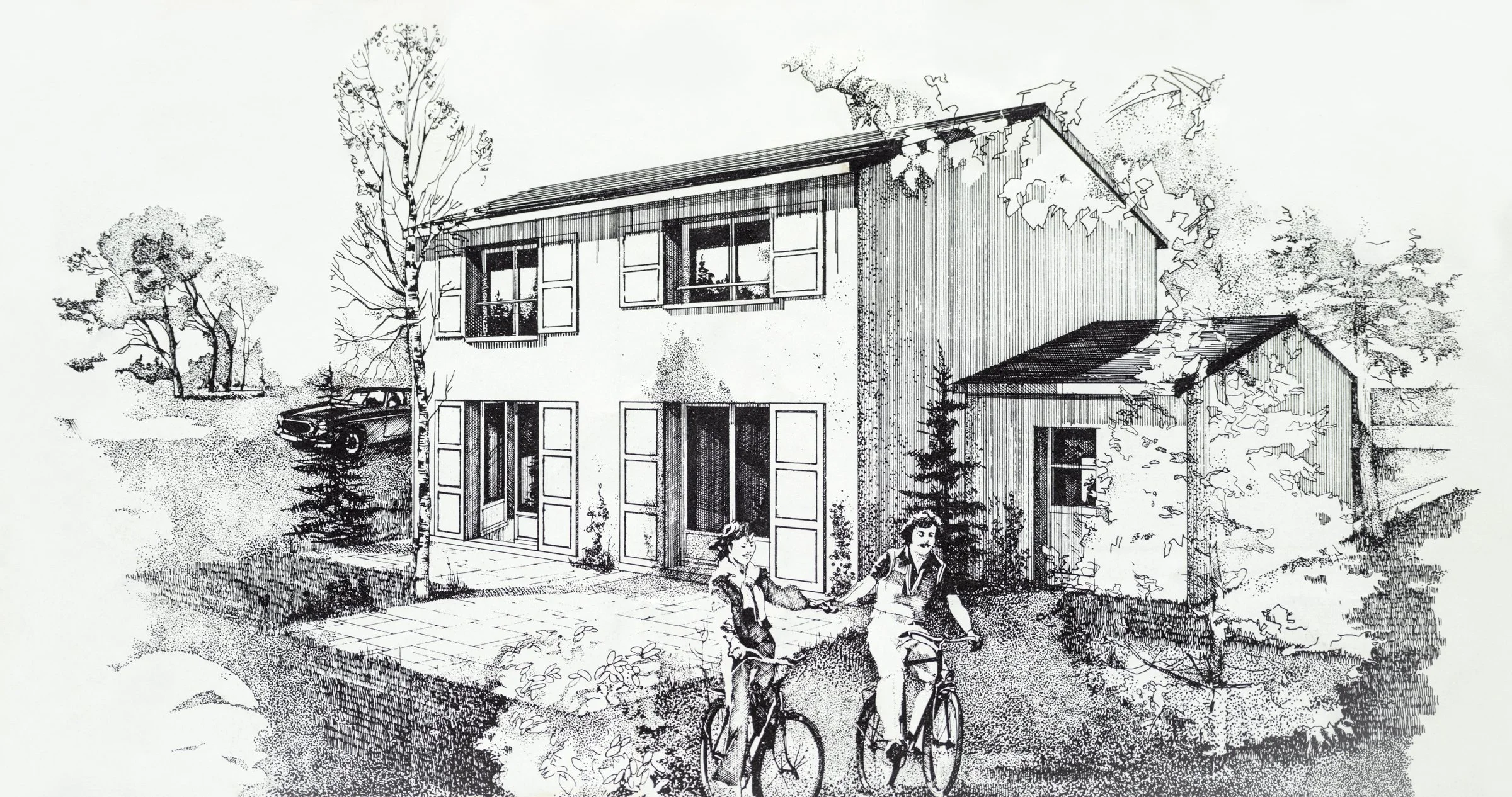 Publicité Maison Bâtir / Modèle Thierache / 1976