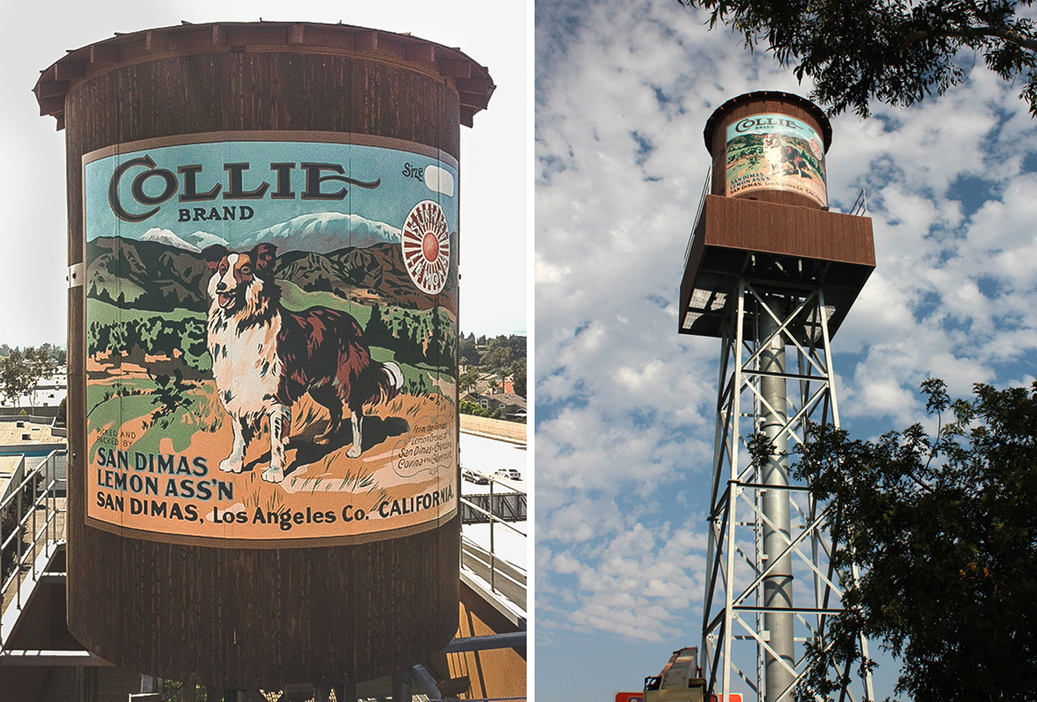 San Dimas Cell Tower, Old Advertisement