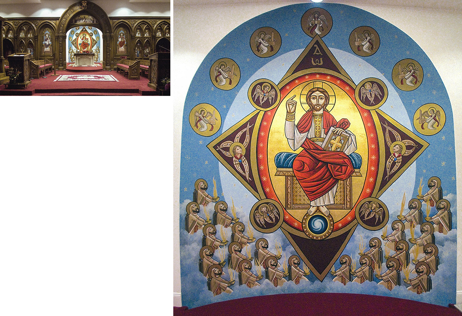 St. Mary and St. Athanasius Copitc Church, Altar