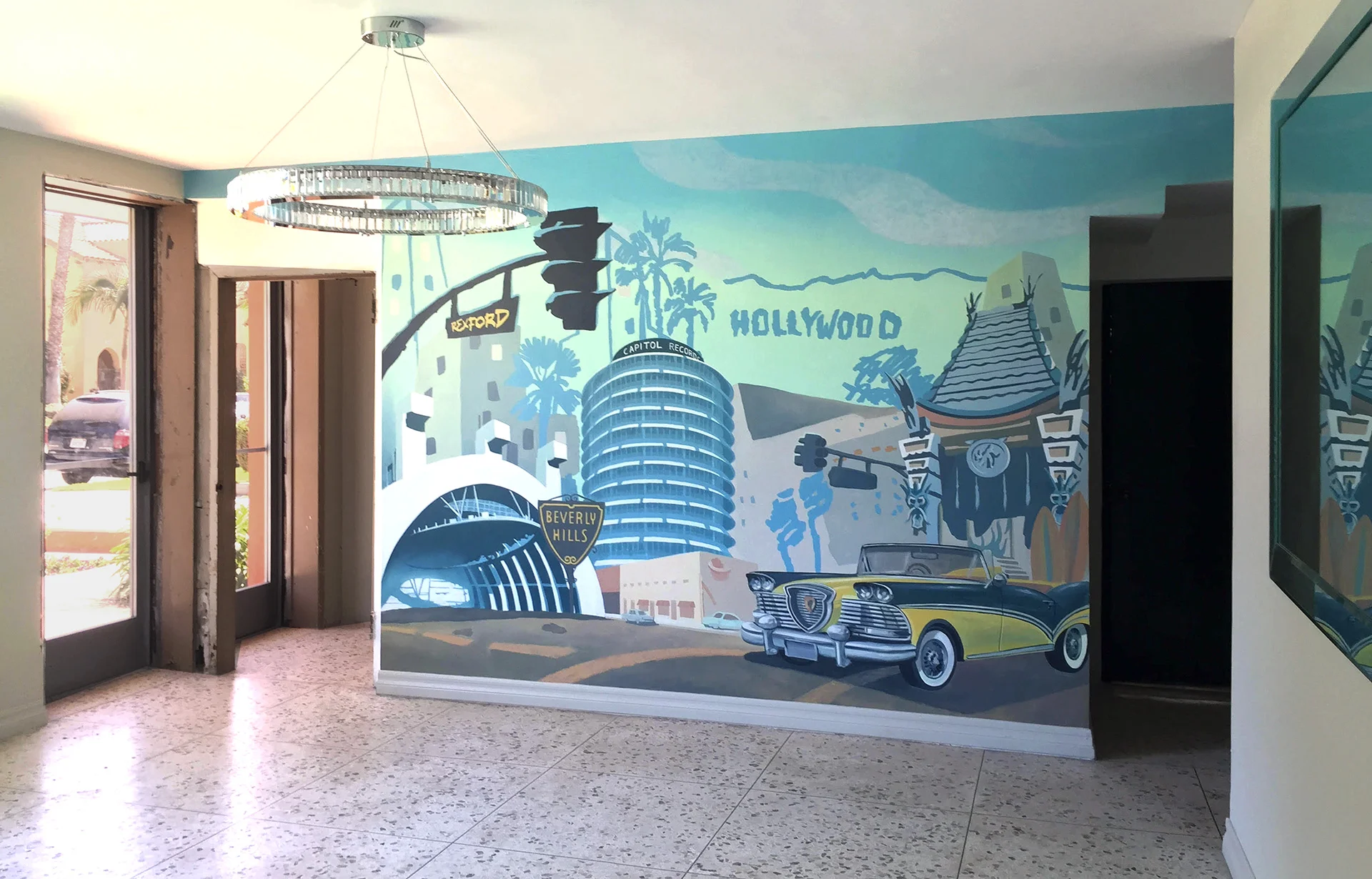 Beverly Hills Apartment Lobby, LA Landmarks