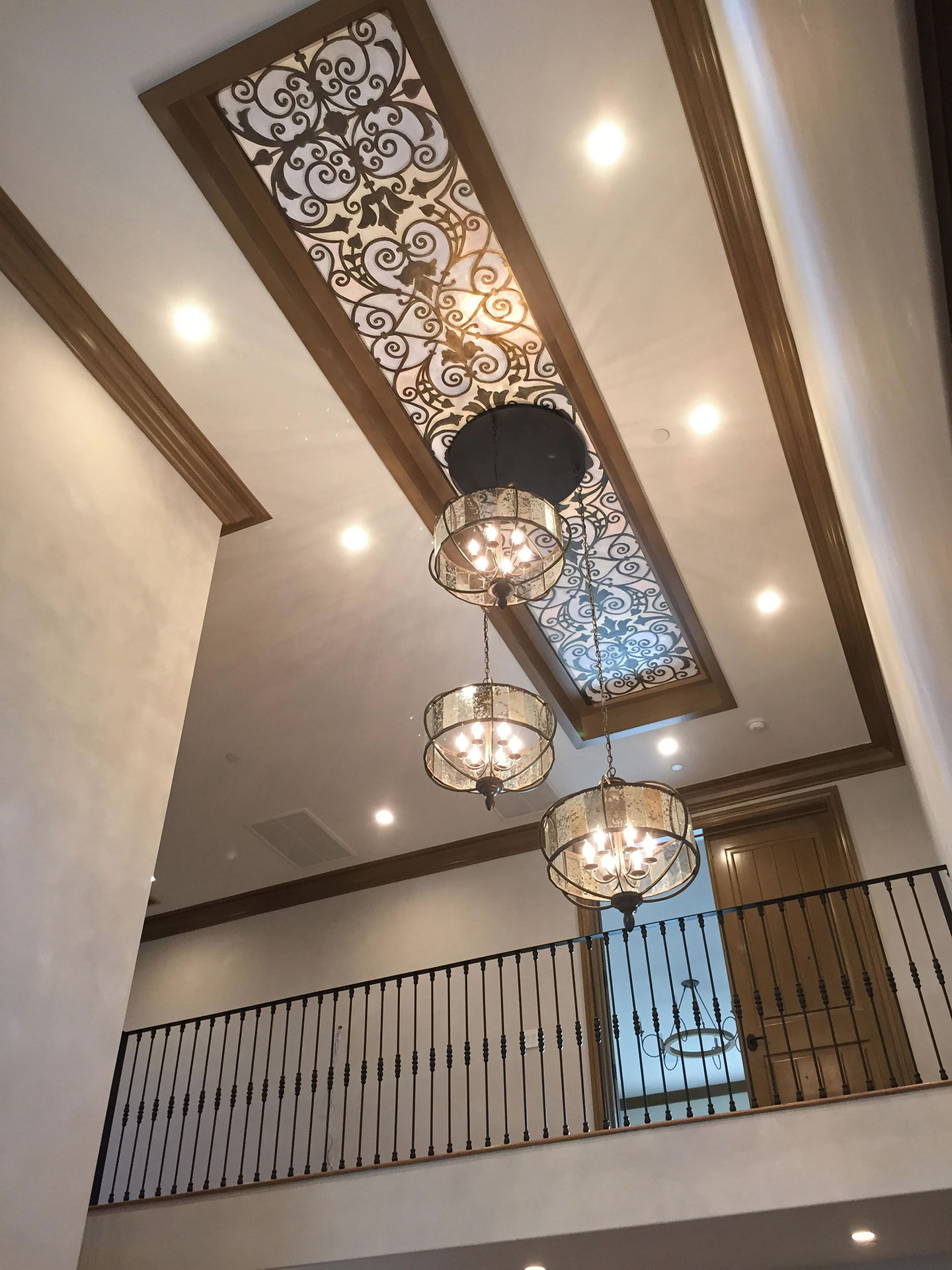 Entry Ceiling, Stained Glass Mural