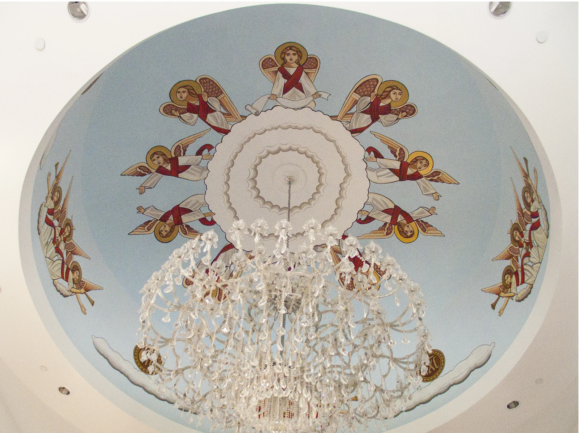 Entrance to Church, Coptic Angels