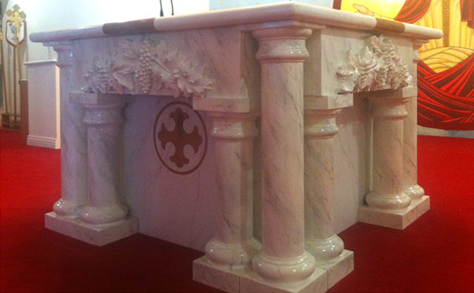  Faux Marble Altar 