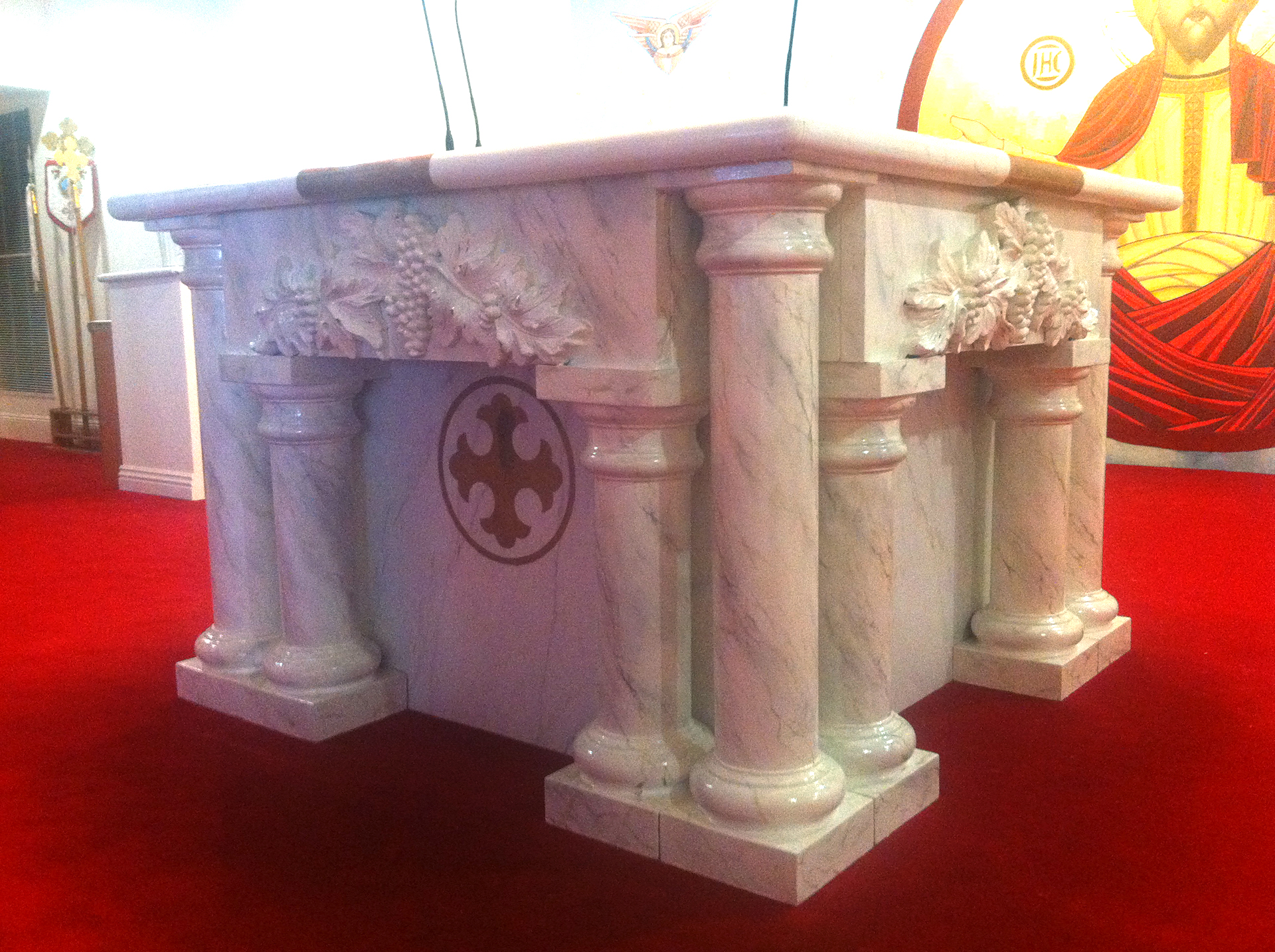  Faux Marble Altar 
