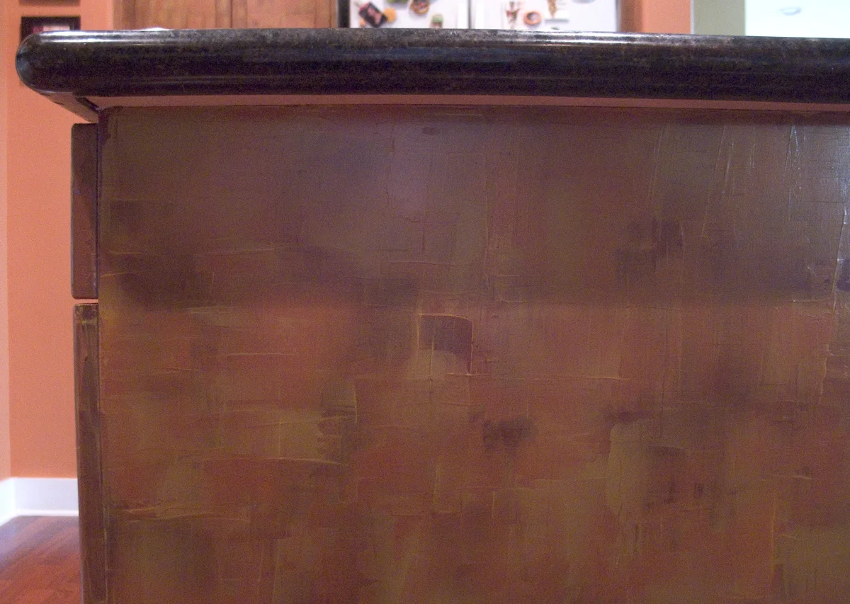 Faux Finish Cabinets (close up)