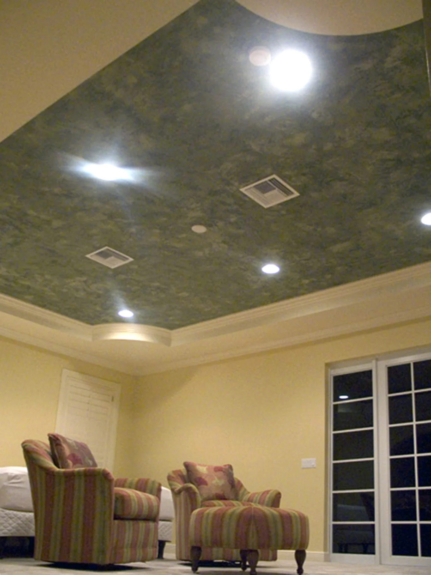Faux Finish Green Hues