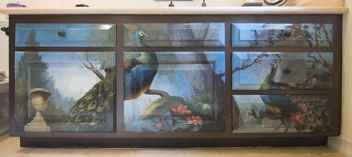 Peacock Vanity