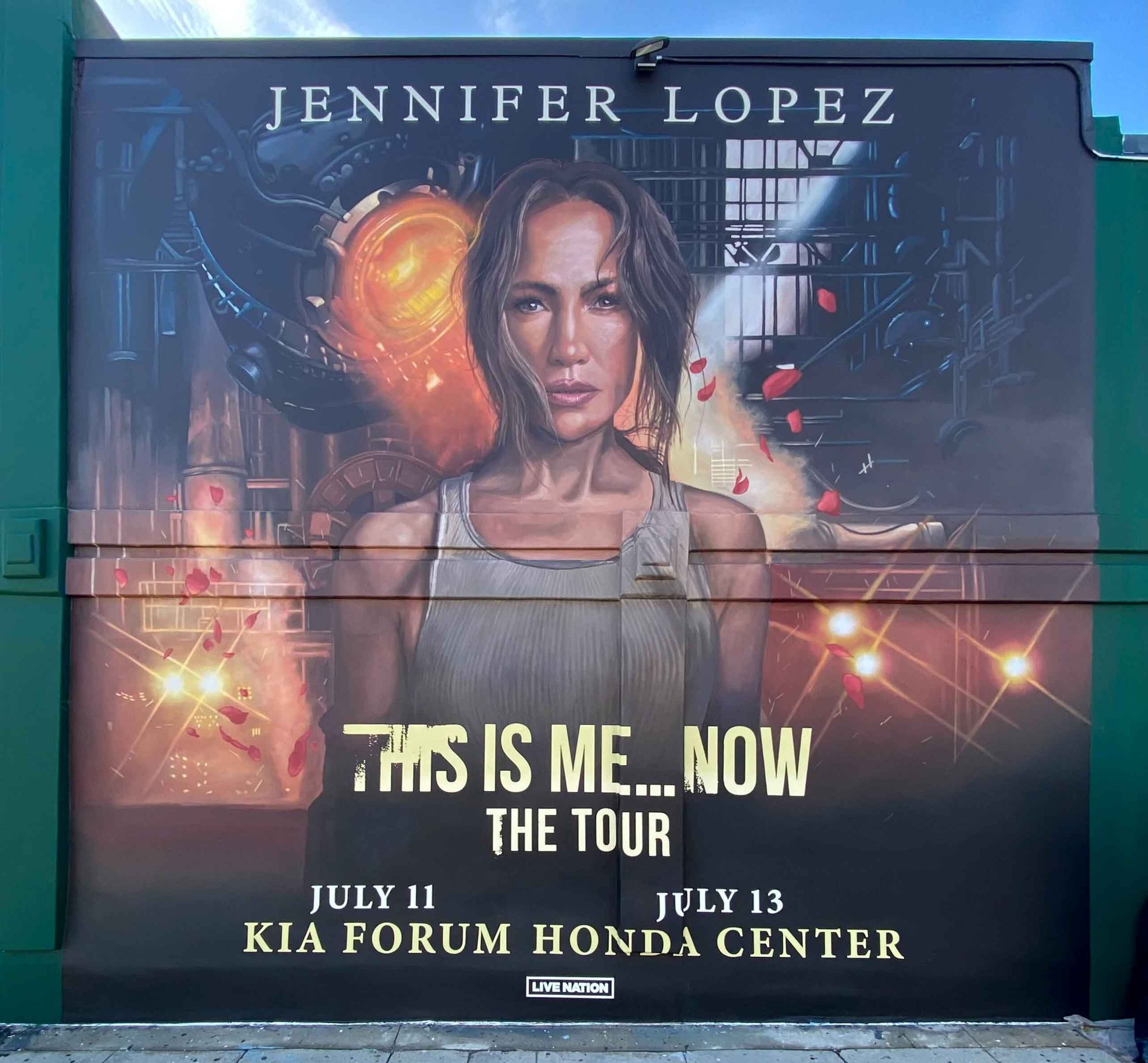 JLO This is Me ... Now, The Tour Mural