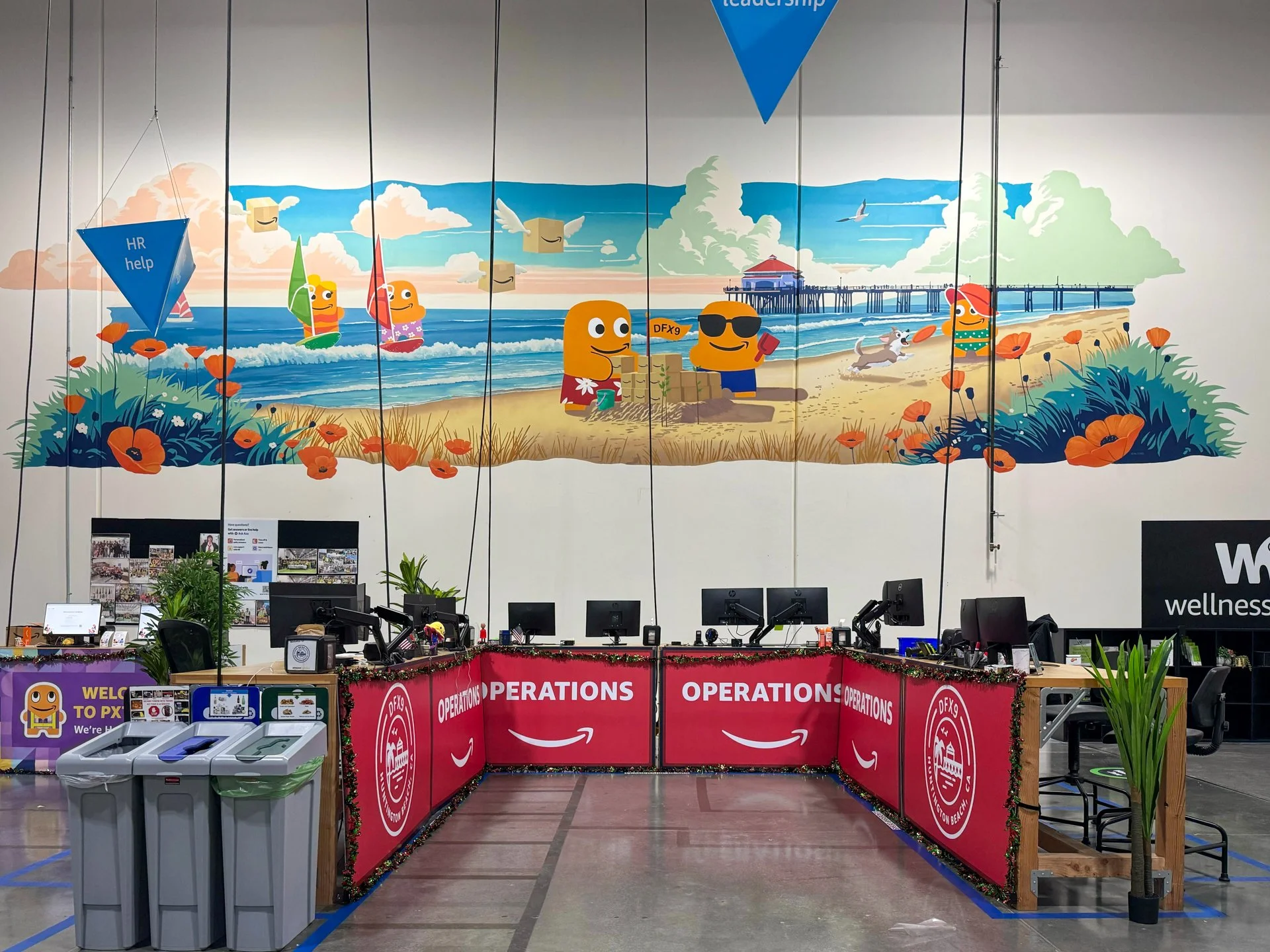 Amazon Warehouse Mural | Huntington Beach, CA