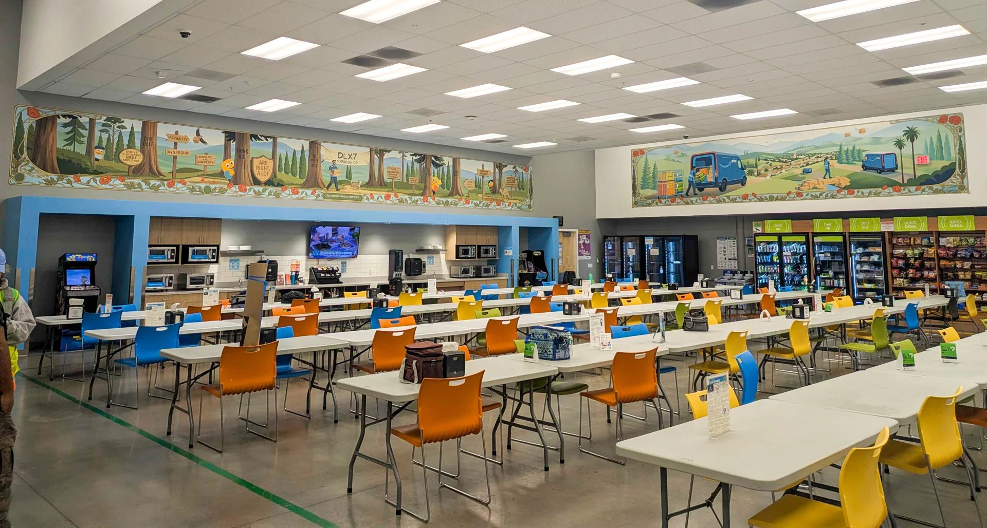 Amazon Break Room Mural | Cypress, CA