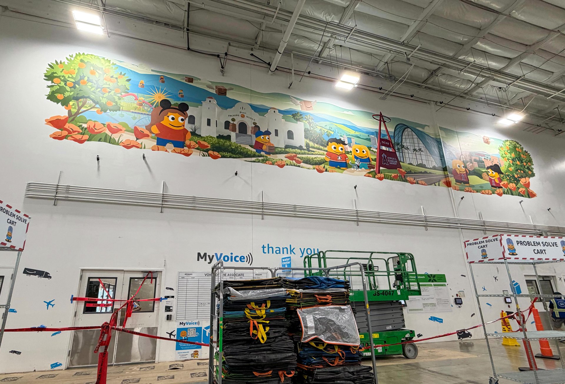 Amazon Warehouse Mural | Anaheim, CA