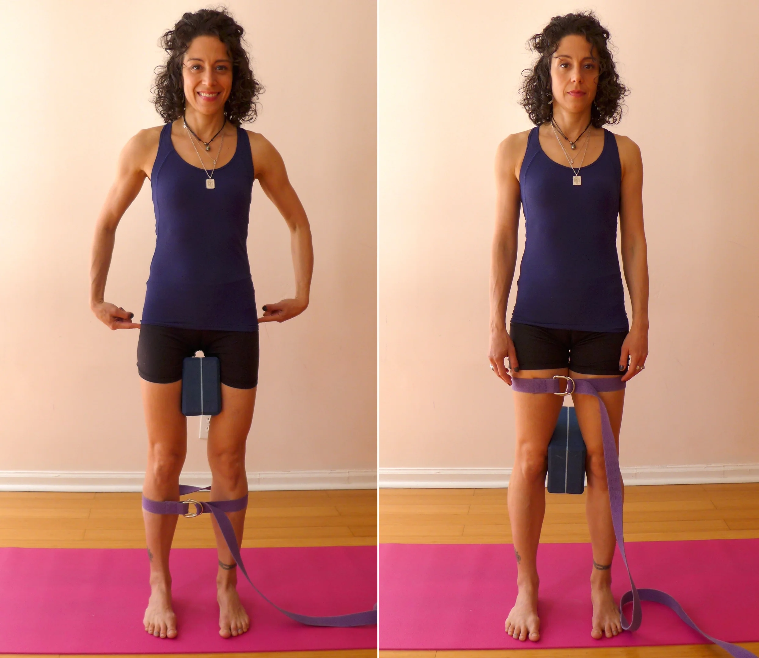 4. MOUNTAIN POSE WITH PROPS
