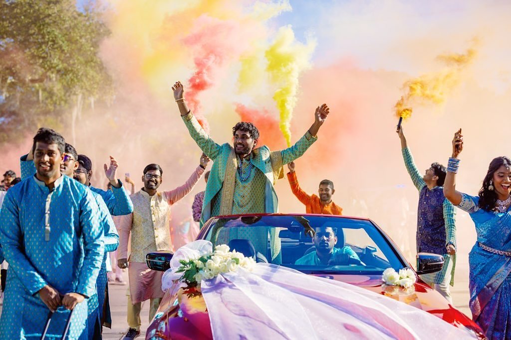 Let&rsquo;s go! 🔥

 #baraat #indianwedding #southasianwedding #orlandowedding #indianweddingphotography