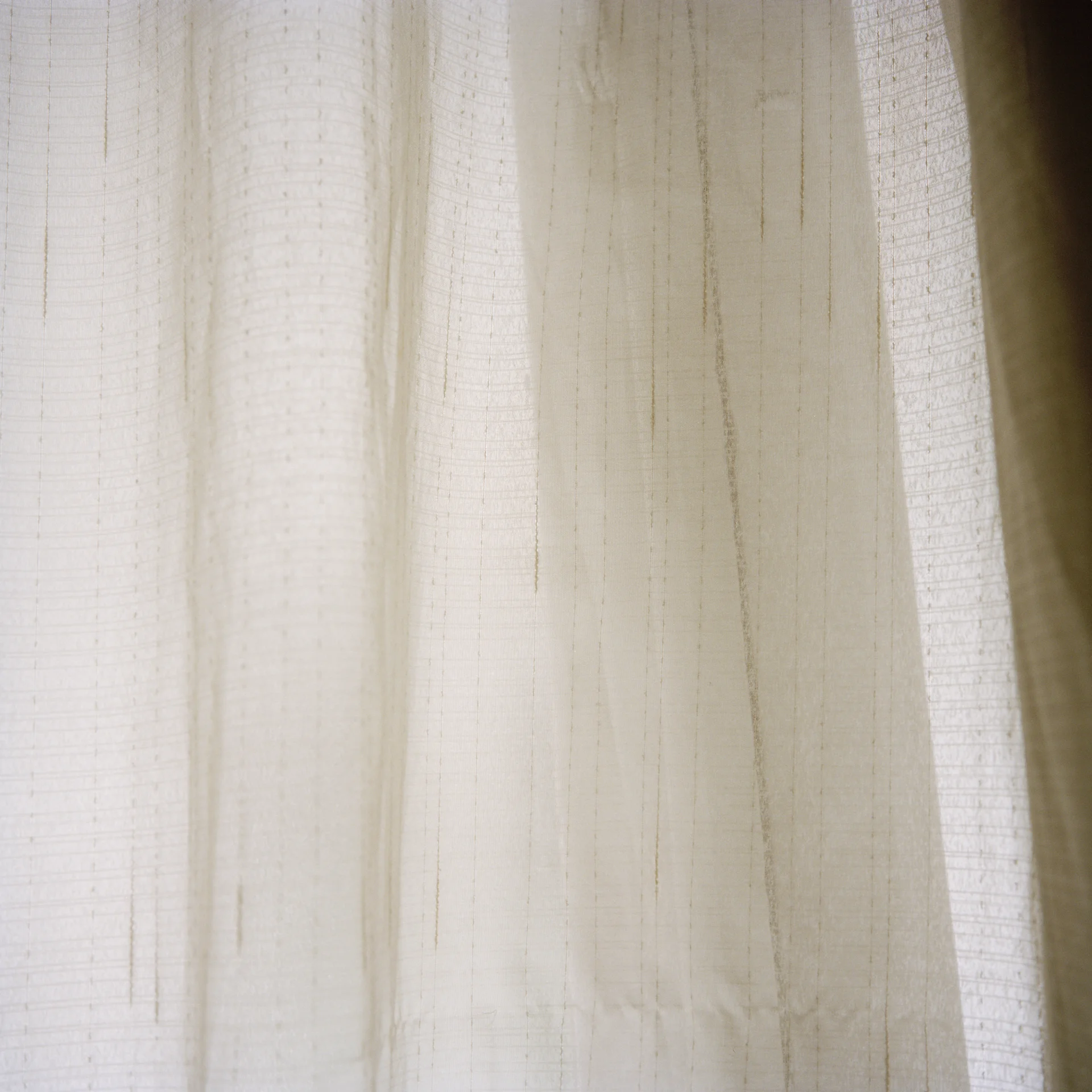 19:00 My curtain. The view out the window wasn’t inspiring in anyway. The curtain, I felt, had more character than the view.