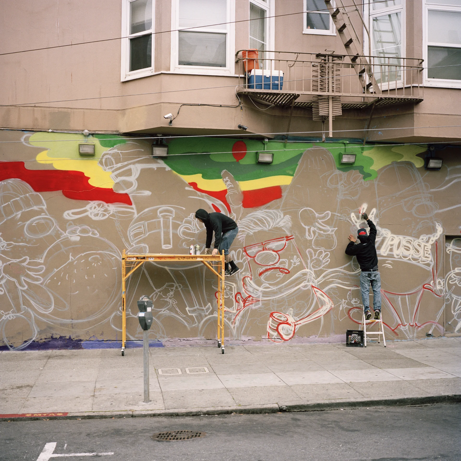 San Francisco. Graffiti near Haight Street.