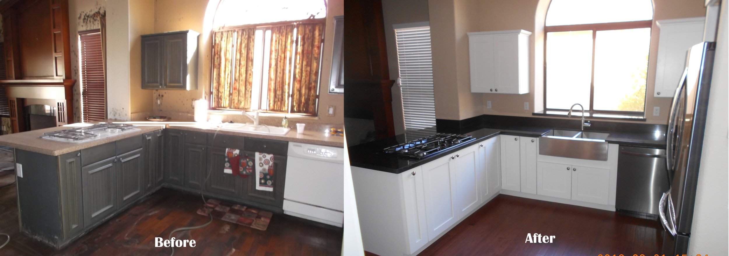 Kitchen Before and After