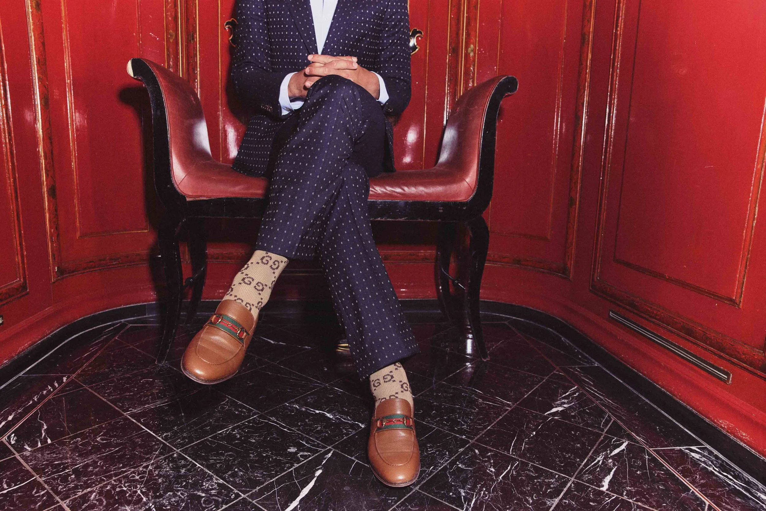 Jude Bellingham in the elevator at the Savoy hotel London