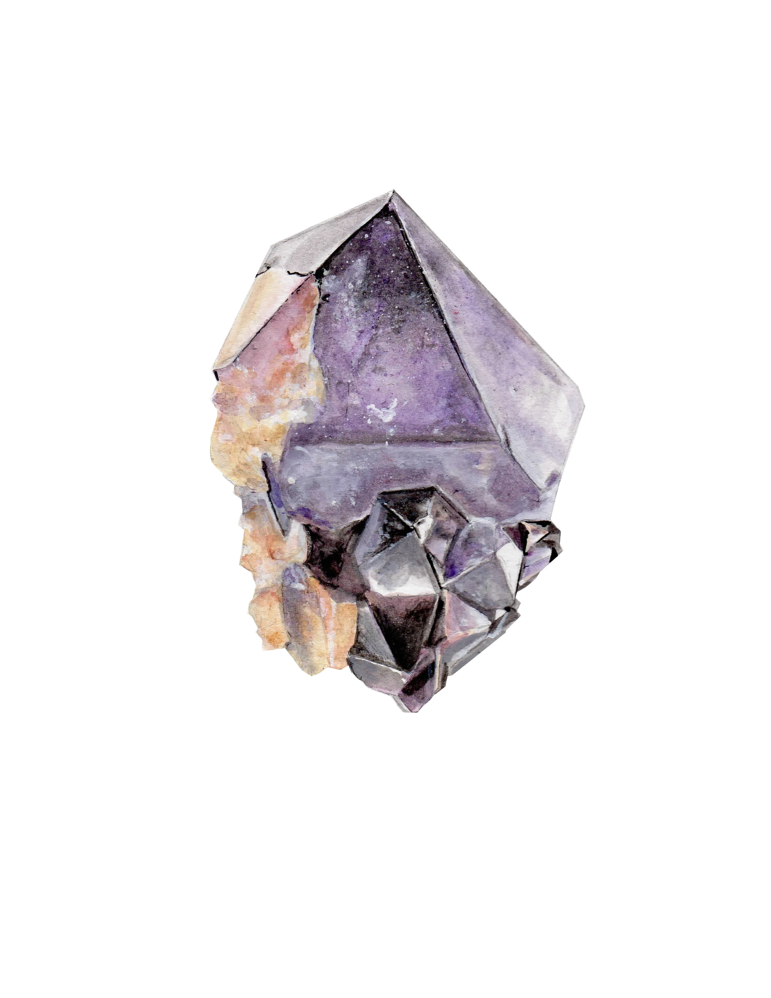 Smoky Cactus Amethyst 