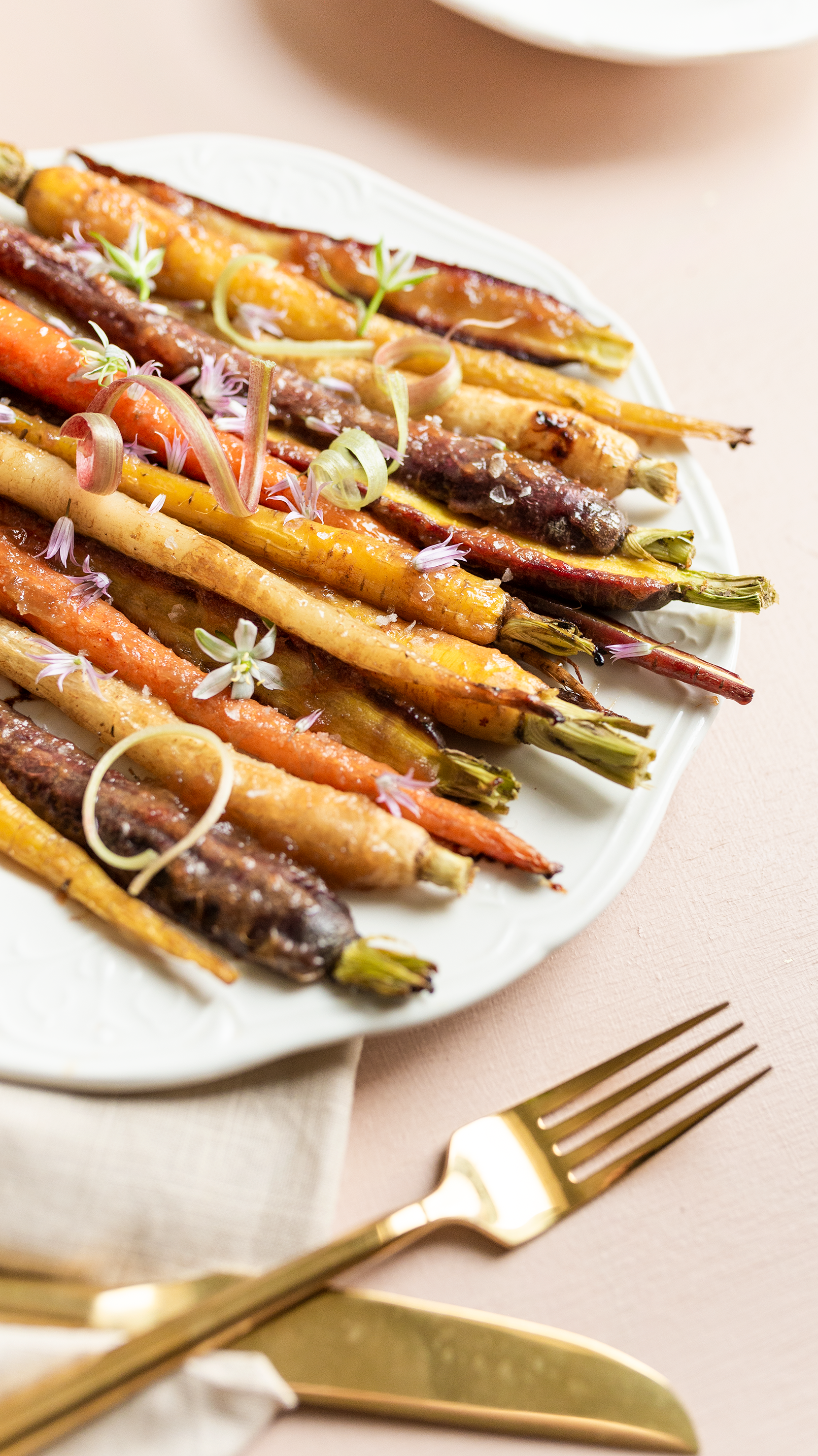 Jam Glazed Heirloom Carrots for Kitten and the Bear