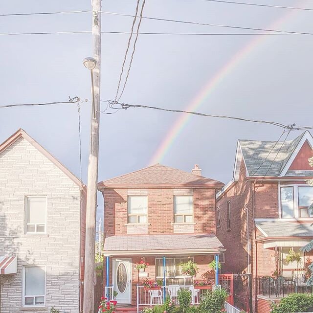 Pride month at home 🌈🏡 #rainbowsinthewild #happypridemonth