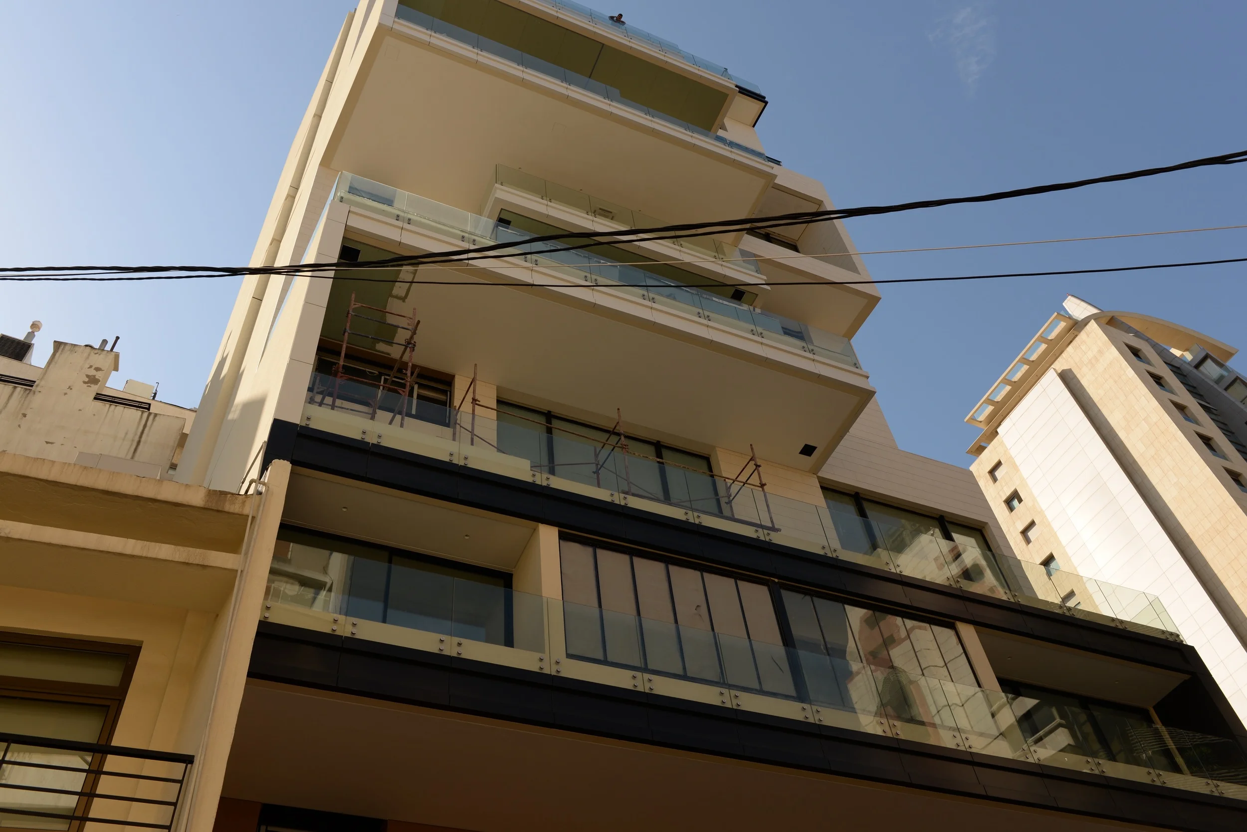 brand new infrastructure in the midst of unkept high rises.