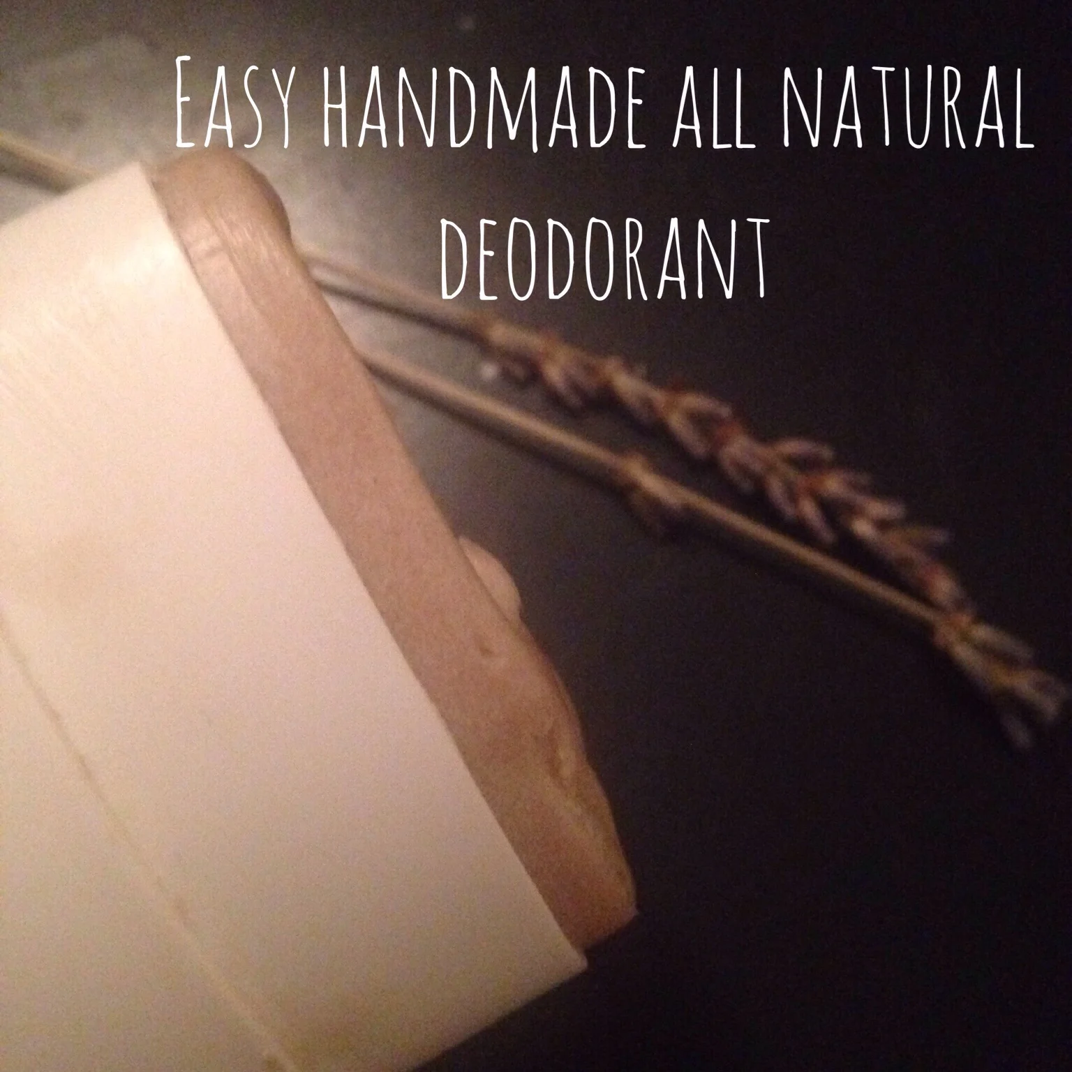 How to Make Deodorant using Shea and Lavender