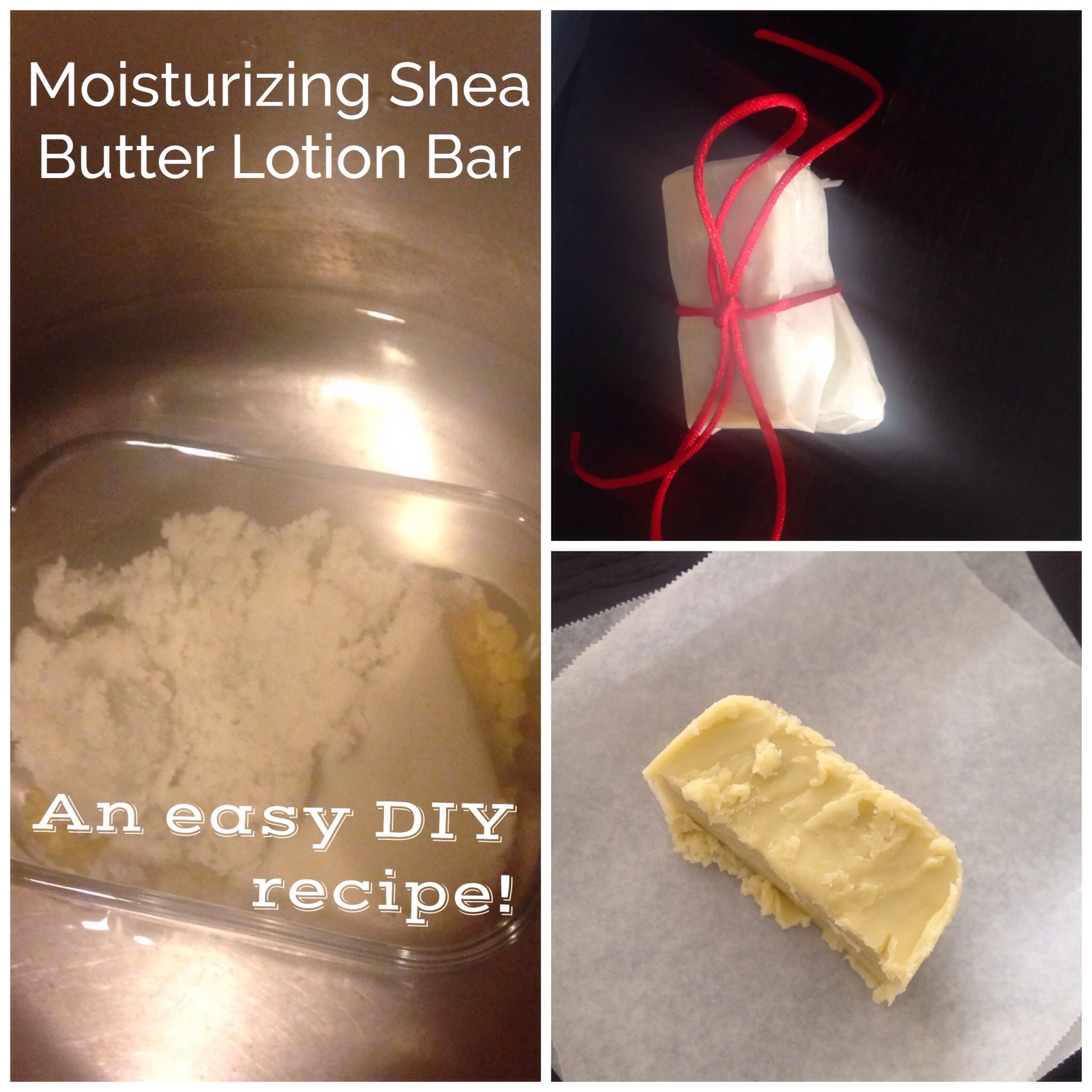 Shea Butter Lotion Bars Recipe