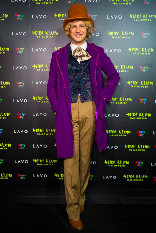 Zac Posen as Willy Wonka from Charlie and the Chocolate Factory.