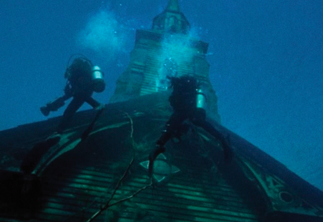 'The Deep House' trailer showcases two divers visiting a haunted house that has been submerged deep underwater 