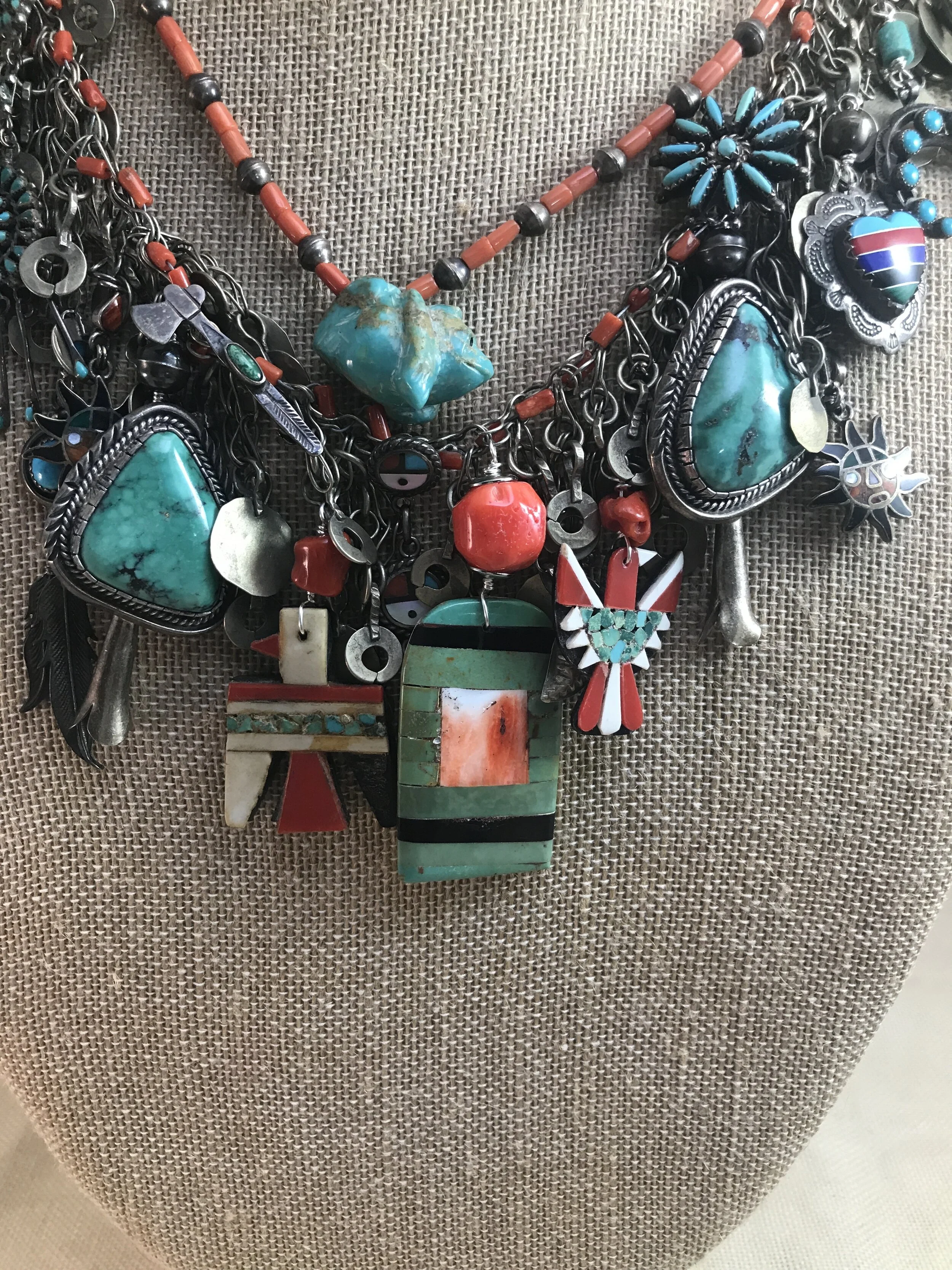 Mechele's charm necklace