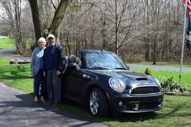 Jim and Lynda's Mini Cooper