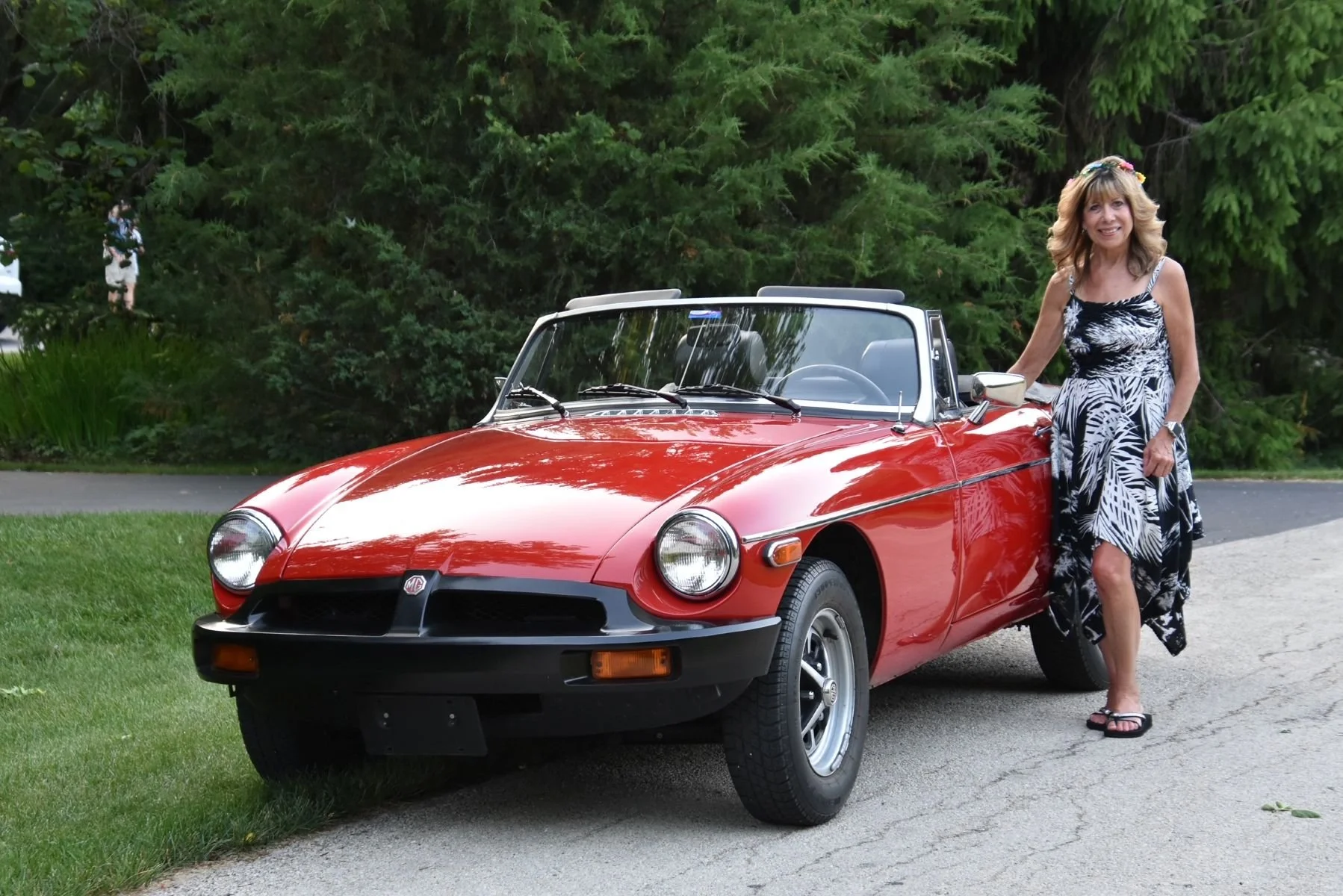 Barb S. & '75 MGB Roadster