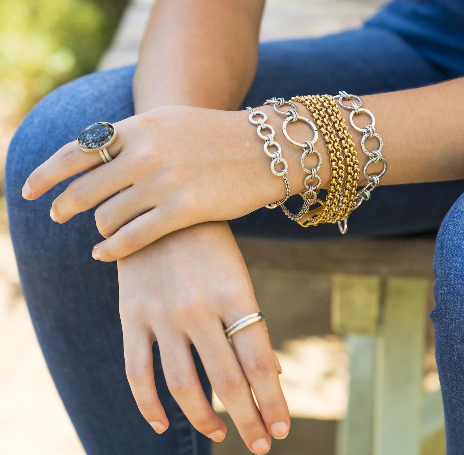 Far right bracelet