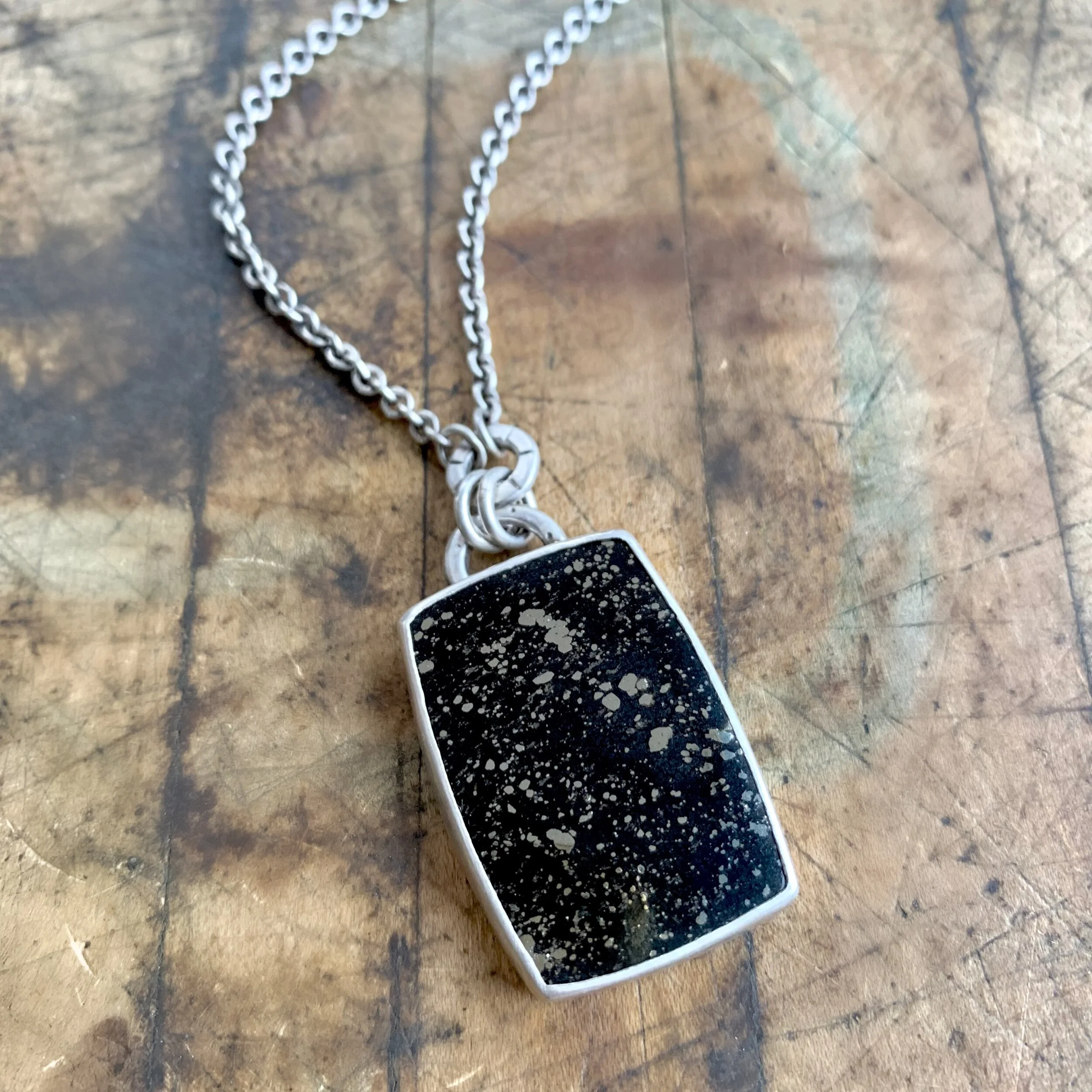 Apache Gold tog tag necklace