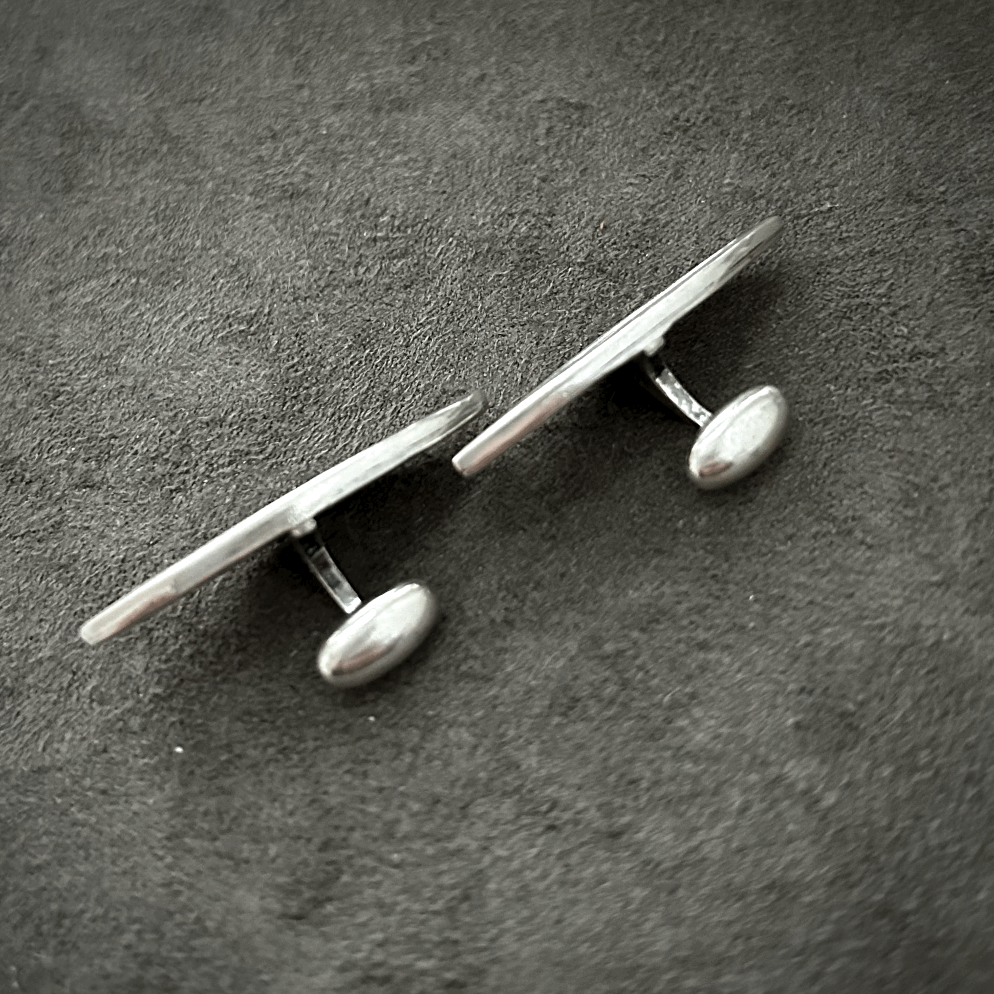 oxidized sterling cufflinks