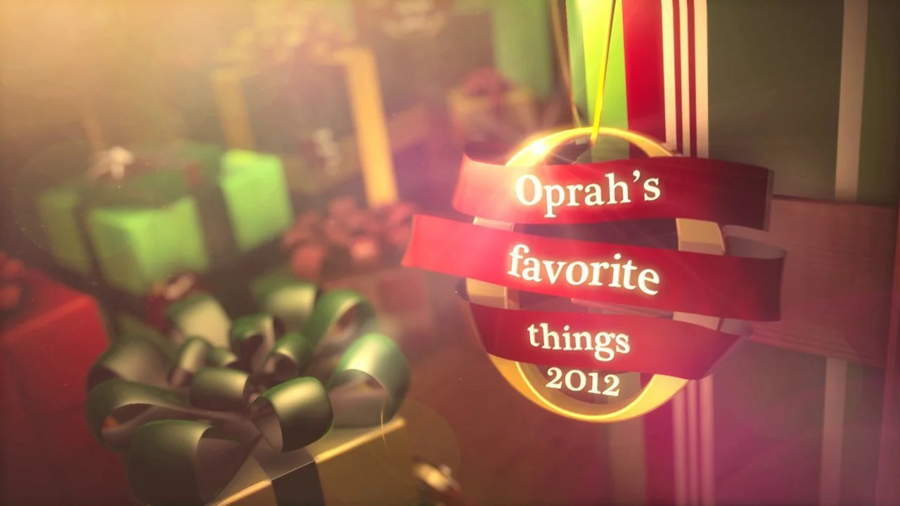 Oprah's Favorite Things - show bumpers