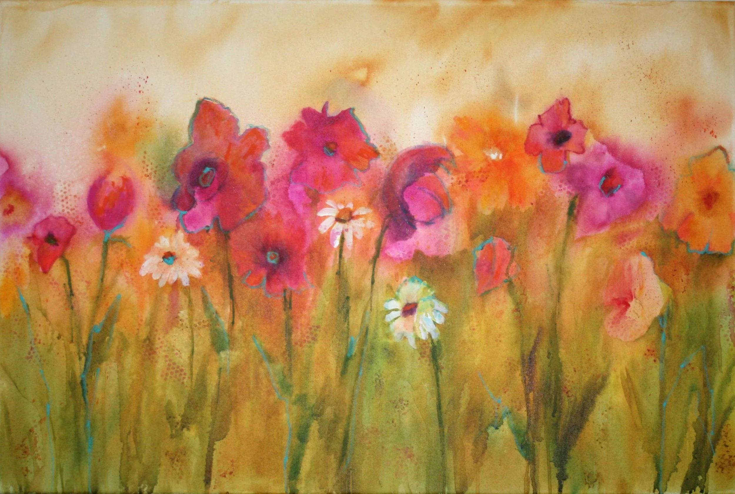 Impressionistic Spring Blossoms