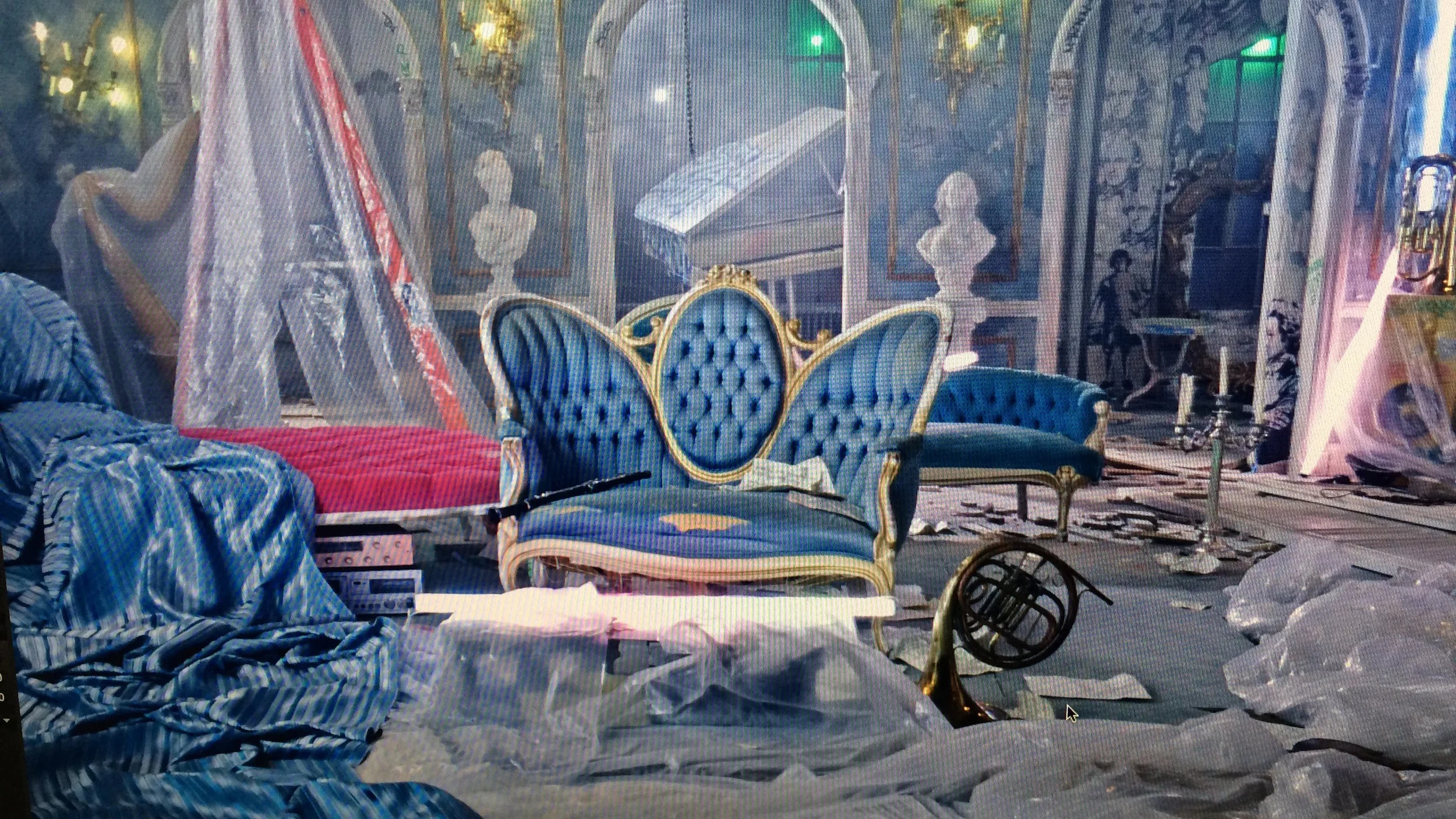 Set Decoration for David LaChapelle Mozart in the Jungle Poster