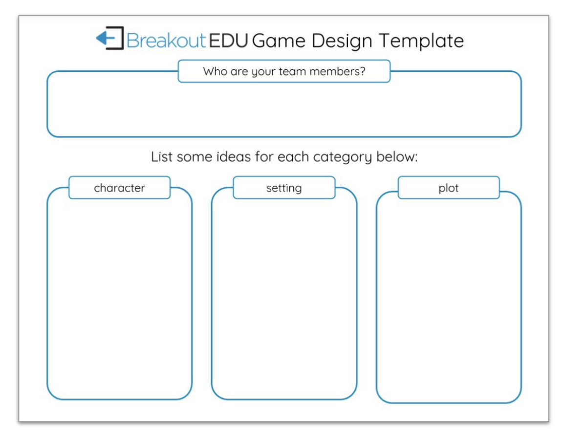 What's Your Story? — Breakout EDU