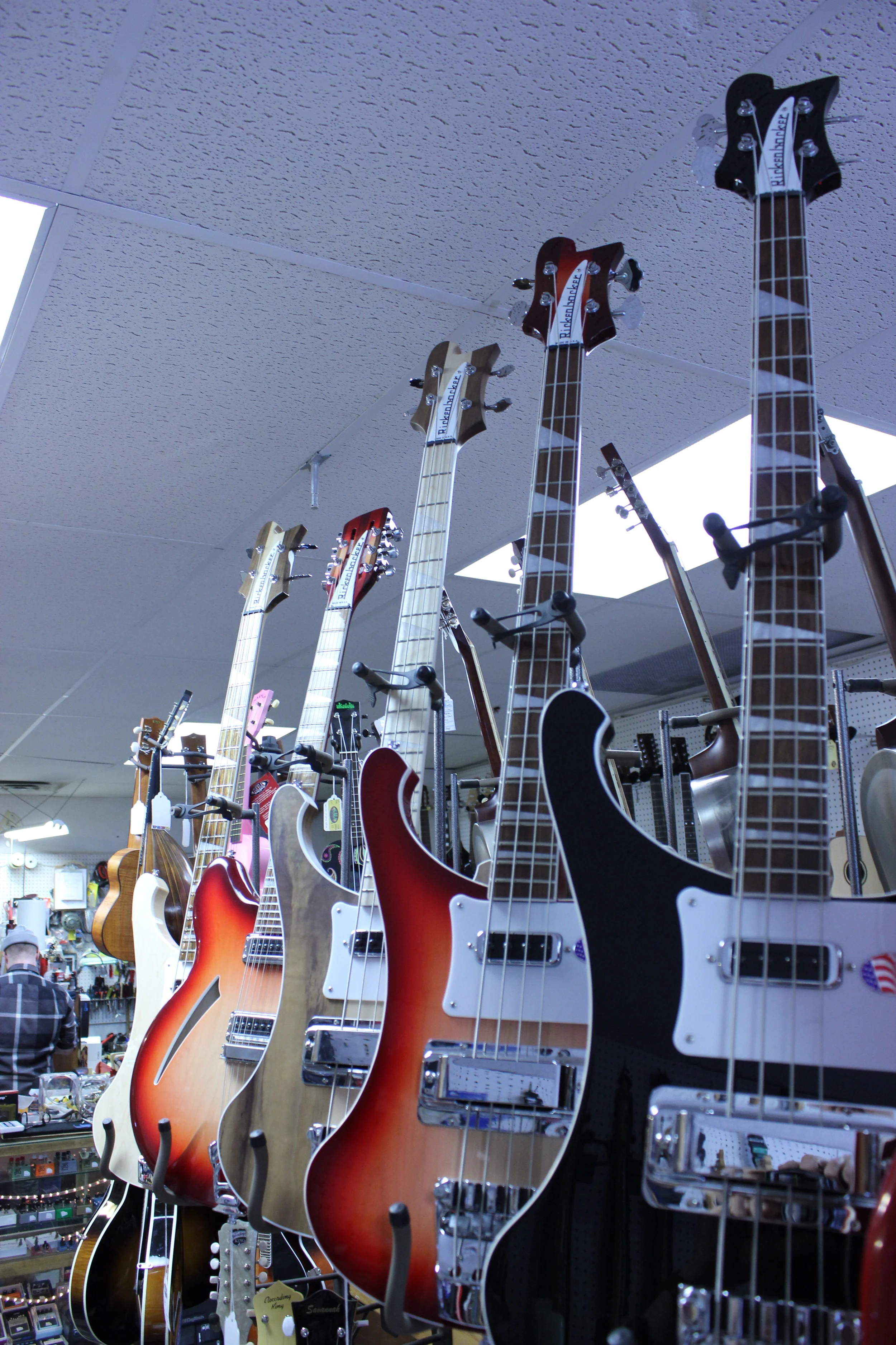 We started selling Rickenbackers in 1992.