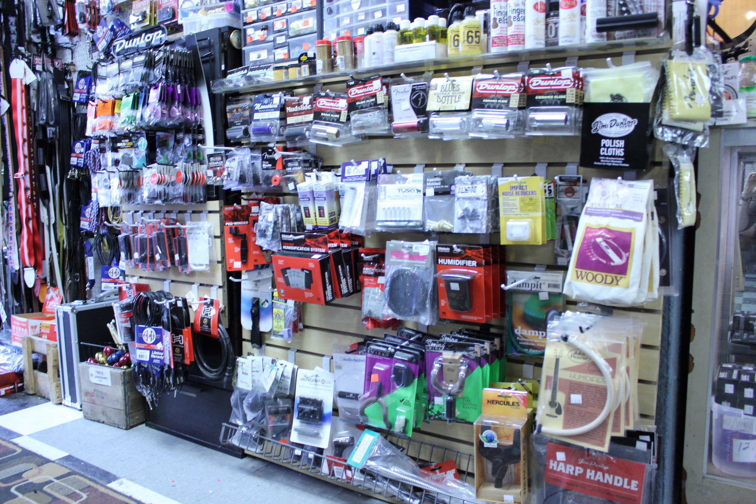 Some of the many accessories.