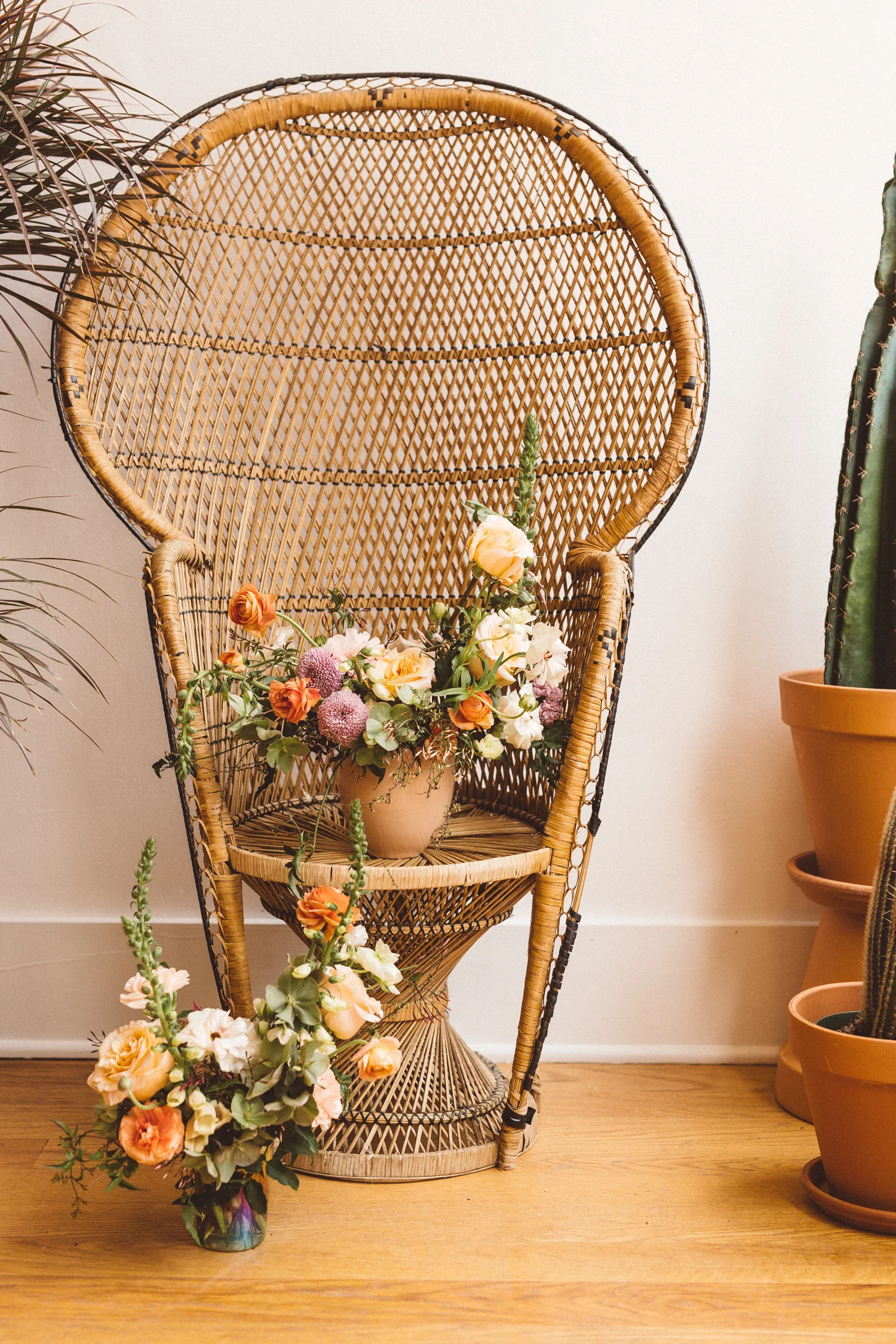 Pictured: Small + large arrangements for sale at Wolf Pack on Main Image courtesy of Katherine Dalton Photography