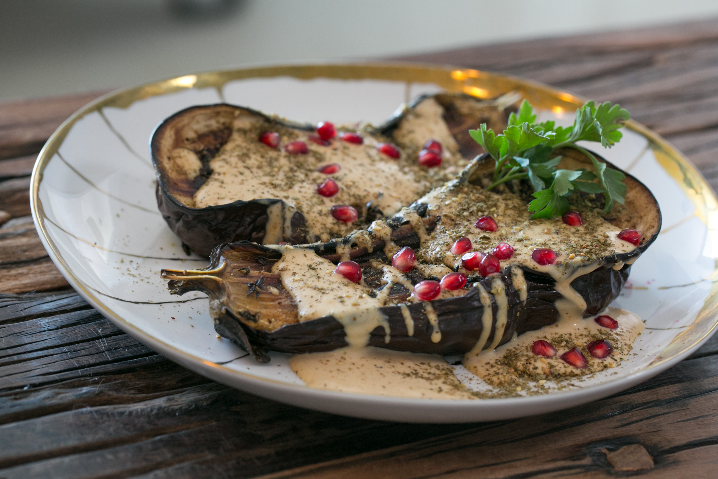 How to Make a Deconstructed Baba-Gahnoush