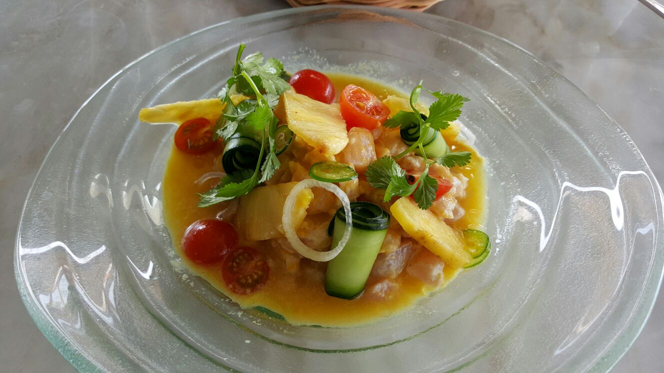 Pineapple Ceviche