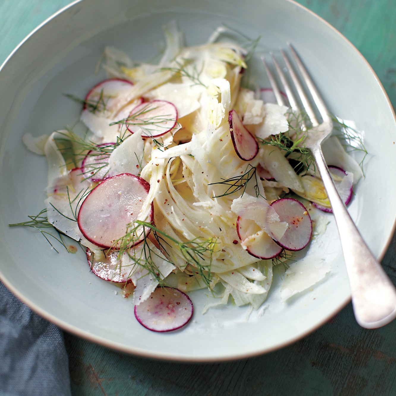 Fennel and Radish Salad with Lemon and Olive Oil