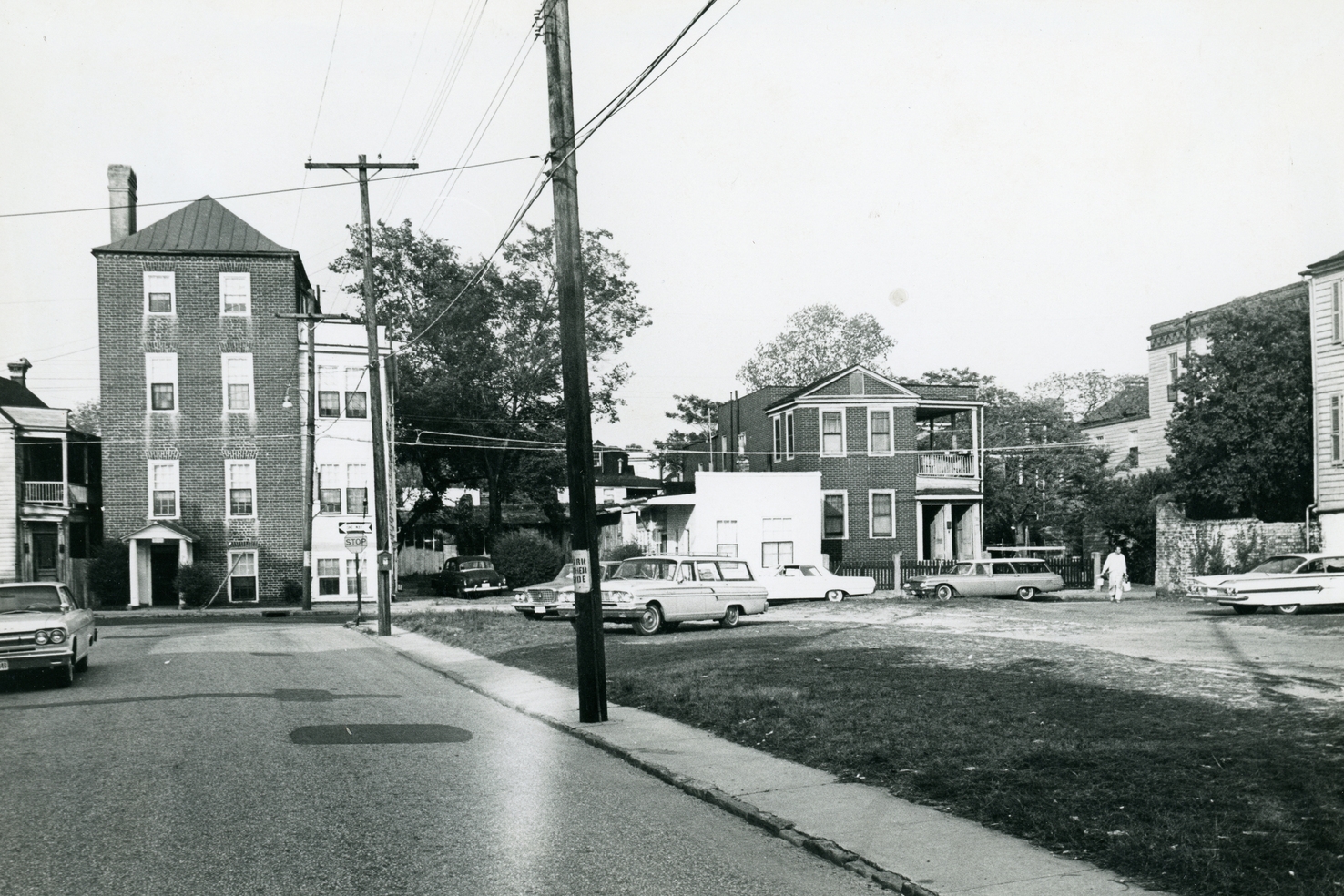 George Street dead-ending at Anson Street Photo: Courtesy of the Margaretta Childs Archive at Historic Charleston Foundation