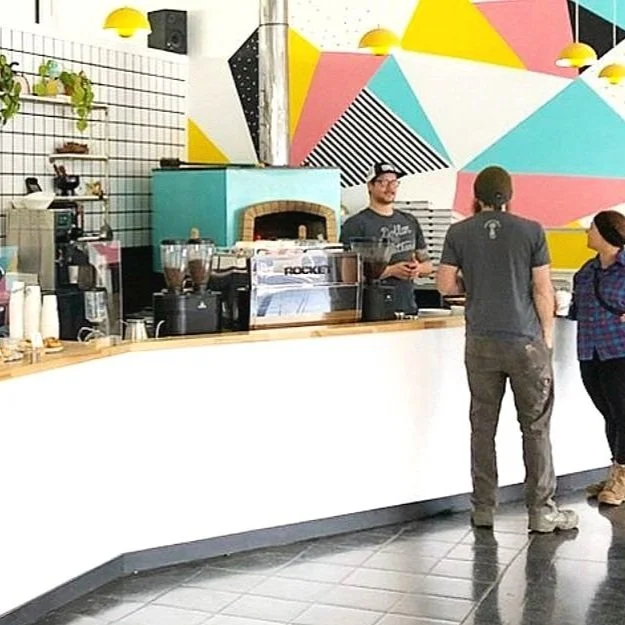 Kainos Coffee Roasters & Coffeehouse, WoodFired Pizza, Sandwhiches