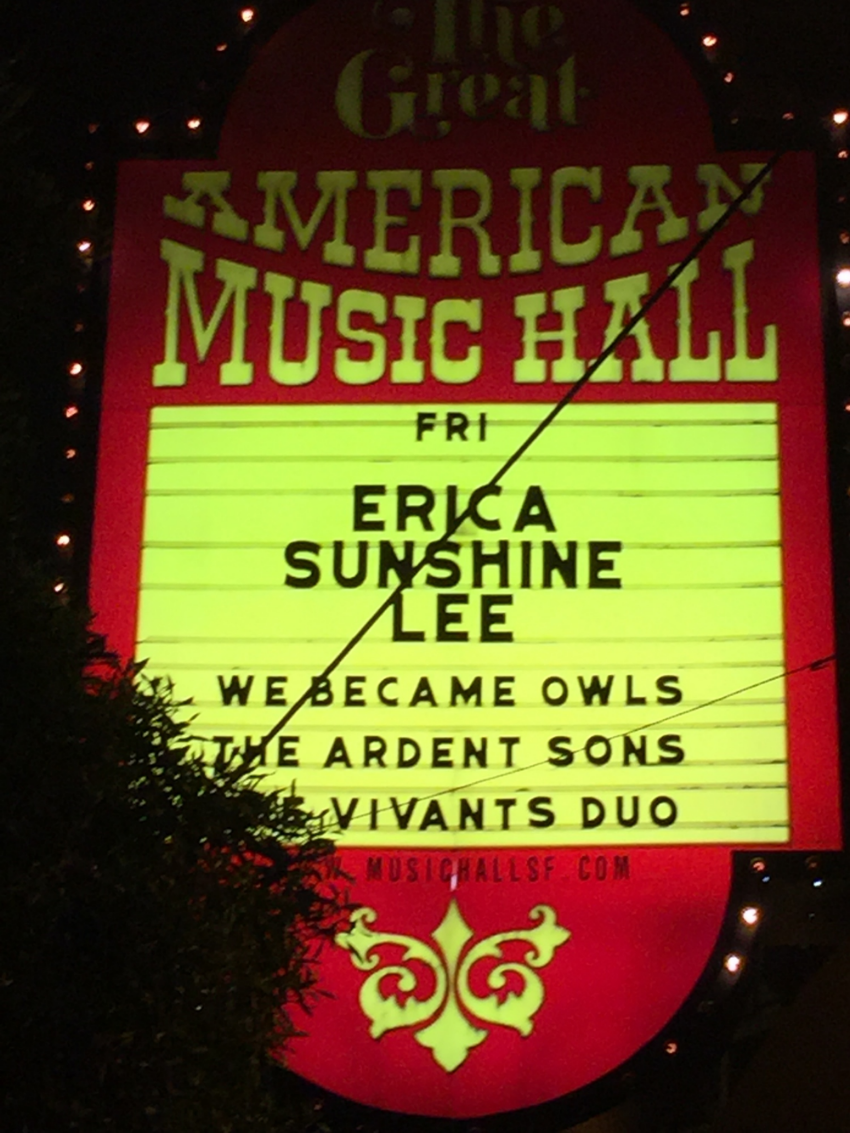The Great american music hall, hallowed ground of the bay area music scene (photo by Josh Hunsucker)