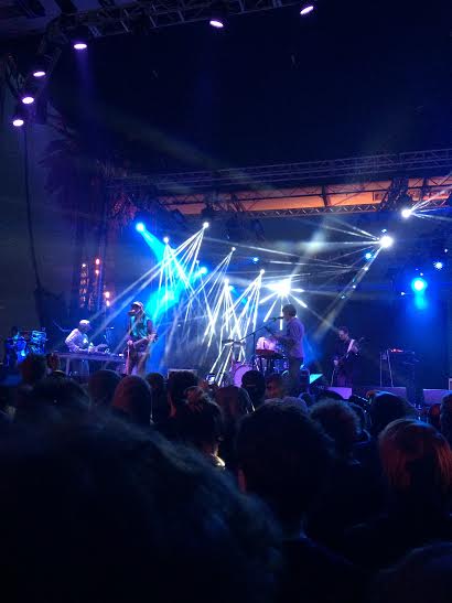 "Deerhunter" plays for a packed audience on the Tunnel Stage (photo by Harrison Laver)