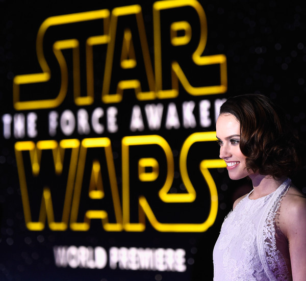 Actress Daisy Ridley plays "Rey" in the latest Star Wars (photo by Frazer Harrison)